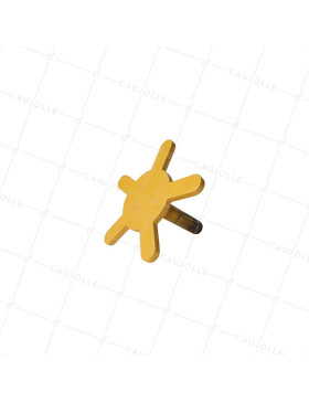 Rotante DE CONTENEDOR DE CAUCHO DOBLE Rueda DIÁMETRO 413 MM 2000 KG