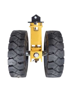 Rotante DE CONTENEDOR DE CAUCHO DOBLE RUEDA DIÁMETRO 541 MM CARGA 2500 KG