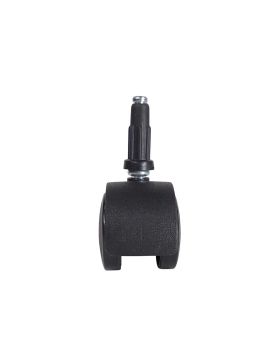 RUEDA DE SILLA CON ENGANCHE DIÁMETRO 50 MM CON EJE LISO DE 7 MM CARGA 50 KG - S49TL 50/7