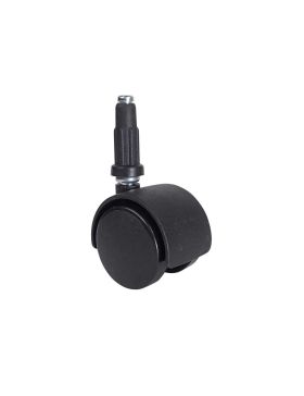 RUEDA DE SILLA QUE SE FIJA CON UN DIÁMETRO DE 40 MM CON VARILLA LISA DE 7 MM DE CARGA 35 KG - S49TL 40/7