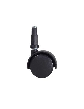 RUEDA DE SILLA QUE SE FIJA CON UN DIÁMETRO DE 40 MM CON VARILLA LISA DE 7 MM DE CARGA 35 KG - S49TL 40/7