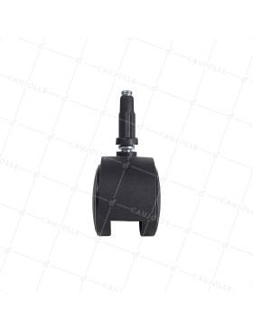 RUEDA DE SILLA QUE SE FIJA CON UN DIÁMETRO DE 40 MM CON VARILLA LISA DE 7 MM DE CARGA 35 KG - S49TL 40/7