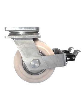 Rotante PIVOTANTE A FRENO EN NYLON DIÁMETRO 250 MM CARGA 7500 KG - STEC NYLON DOBLE 250 PAF