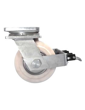 Rotante PIVOTANTE A FRENO EN NYLON DIÁMETRO 250 MM CARGA 7500 KG - STEC NYLON DOBLE 250 PAF