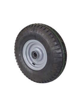 RUEDA DE MOBIL HOME CON LLANTA DE CHAPA, DIÁMETRO 450 MM, DIÁMETRO DE 1700 KG Y EJE DE 35 MM DE RUEDAS