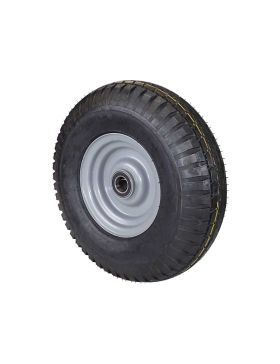 RUEDA DE MOBIL HOME CON LLANTA DE CHAPA, DIÁMETRO 450 MM, DIÁMETRO DE 1700 KG Y EJE DE 35 MM DE RUEDAS
