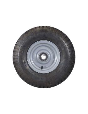 RUEDA DE MOBIL HOME CON LLANTA DE CHAPA, DIÁMETRO 450 MM, DIÁMETRO DE 1700 KG Y EJE DE 35 MM DE RUEDAS