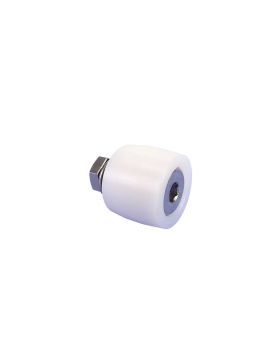 PROTECTOR GUÍA DE INOX ANTIOXIDANTE PARA PORTAL CORREDERO DIÁMETRO 35 MM LARGO 30 MM CON PERNO DE 10 MM