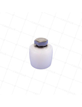 PROTECTOR GUÍA DE INOX ANTIOXIDANTE PARA PORTAL CORREDERO DIÁMETRO 35 MM LARGO 30 MM CON PERNO DE 10 MM
