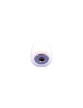 PROTECTOR GUÍA DE INOX ANTIOXIDANTE PARA PORTAL CORREDERO DIÁMETRO 35 MM LARGO 30 MM CON PERNO DE 10 MM