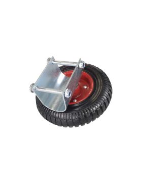 Ruedas DE BARRERA FIJA MONO RUEDA DIÁMETRO 200 MM CARGA 150 KG PARA TUBOS DE 40 A 50 MM
