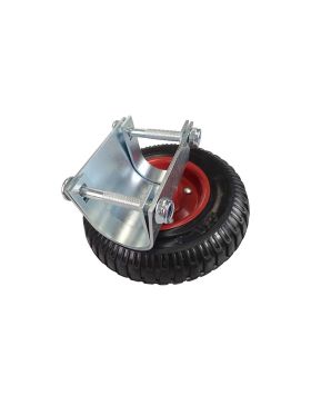Ruedas DE BARRERA FIJA MONO RUEDA DIÁMETRO 200 MM CARGA 150 KG PARA TUBOS DE 40 A 50 MM