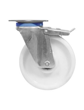 Rotante EN INOX 304 A FRENO DIÁMETRO 200 MM CARGA 1000 KG - INOX PIV RENF 200AF