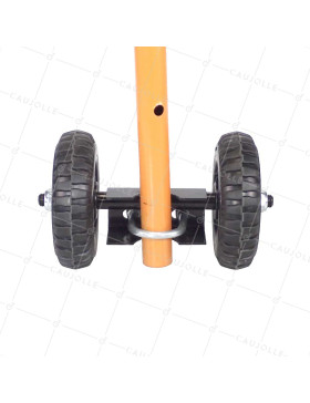 Ruedas DE BARRERA FIJA DIÁMETRO 160 MM CARGA 150 KG TUBO 35 A 48 MM