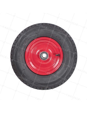 RUEDA DE MÁQUINA AGRÍCOLA REFORZADA, 4 PLIEGUES, DIÁMETRO DE 400 MM, CARGA DE 260 KG, EJE DE 25 MM - S2600B25 4PR