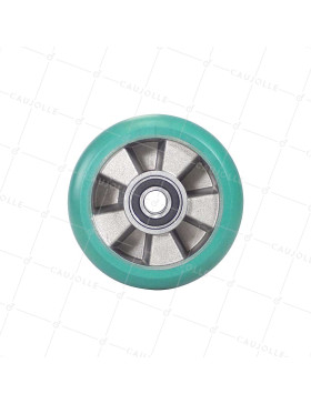 RUEDA INDUSTRIAL DE ELASTANO LIGERO, DIÁMETRO DE 160 MM, CARGA DE 550 KG, EJE DE 20 MM - S2016 160