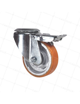 Rotante DE CRIC DE COCHE DIÁMETRO 100 MM A FRENO CARGA 250 KG - S74 O 100 SFPU AF • Caujolle
