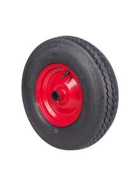 RUEDA DE MÁQUINA AGRÍCOLA, 4 PLIEGUES, DIÁMETRO DE 400 MM, CARGA DE 260 KG, EJE DE 25 MM RODILLOS - S2600R25 4PR