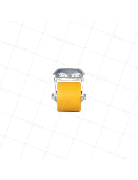 Rotante FIJACIÓN EXTRA-BAJA A Orificio de fijación CARGA FUERTE DIÁMETRO 50 MM ALTURA 72 MM CARGA 150 KG - SURB 50 O