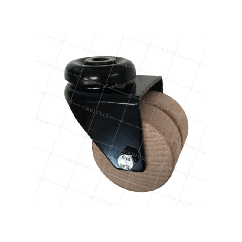 Rotante DE MADERA DIÁMETRO 50 MM CARGA 50 KG MADERA ORIGEN FRANCIA - S170.O NEGRA