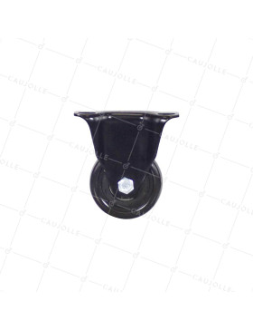 Rotante FIJA NEGRA DE MANIPULACIÓN POLIURETANO DIÁMETRO 50 MM CARGA 40KG - S7PU 50 NEGRA