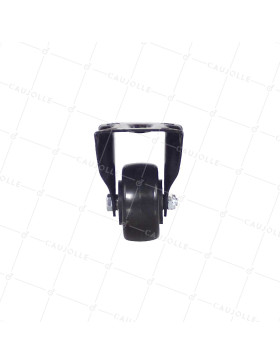 Rotante FIJA NEGRA DE MANIPULACIÓN POLIURETANO DIÁMETRO 50 MM CARGA 40KG - S7PU 50 NEGRA
