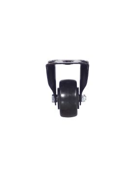 Rotante FIJA NEGRA DE MANIPULACIÓN POLIURETANO DIÁMETRO 50 MM CARGA 40KG - S7PU 50 NEGRA
