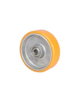Rueda POLIURETANO INDUSTRIAL DIÁMETRO 125 MM CARGA 300 KG Cojinete DE BOLAS DE 15 MM - S2013 125/38 RB15 LM41