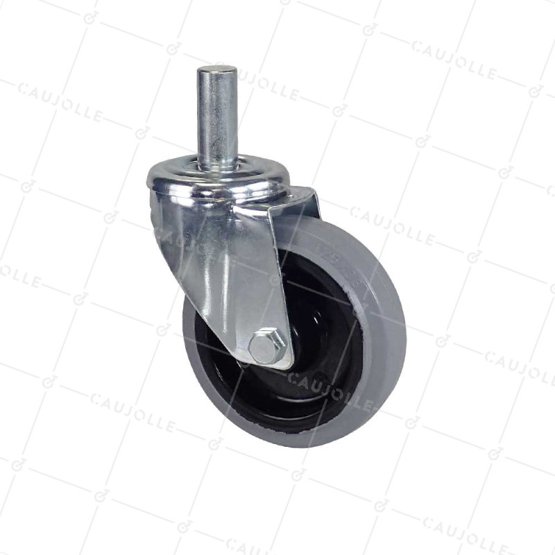Rotante A Varilla lisa DE 22 MM NO MANCHADA PARA ANDAMIO TUBULAR - S06NS 125GRIS T ACERO 22X50