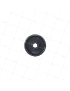 Rueda POLIAMIDA NYLON NEGRO DIÁMETRO 50 MM CARGA 100KG EJE 9 MM - 450 50/20 LM28 L9 NEGRO