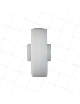 Rueda NYLON DIÁMETRO 125 MM CARGA 300 KG EJE 20 MM RODILLOS - S2450 125/40 LM60 RR20