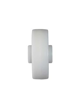 Rueda NYLON DIÁMETRO 125 MM CARGA 300 KG EJE 20 MM RODILLOS - S2450 125/40 LM60 RR20