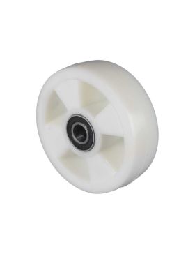 Rueda DE TRANSPALETTE EN NYLON RENFORCÉ DIÁMETRO 160 MM CARGA 500 KG Cojinete BILAS 20 MM - S2480 160X50 RB20-55
