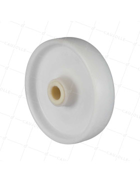 Rueda POLIPROPILENO DIÁMETRO 200 MM CARGA 200 KG EJE 25 MM LISO - S2450 200/49 LM60 L25 • Caujolle