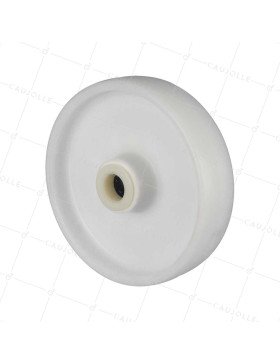 Rueda NYLON DIÁMETRO 200 MM CARGA 200 KG EJE 25 MM Cojinete A RODILLOS - S2450 200/49 LM60 RR25 • Caujolle