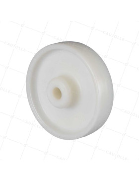 RUEDA NYLON DIÁMETRO 160 MM CARGA 420 KG EJE 20 MM - S2450 160/40 LM57 L20 • Caujolle