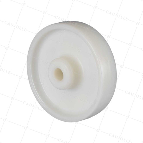 RUEDA NYLON DIÁMETRO 160 MM CARGA 420 KG EJE 20 MM - S2450 160/40 LM57 L20 • Caujolle