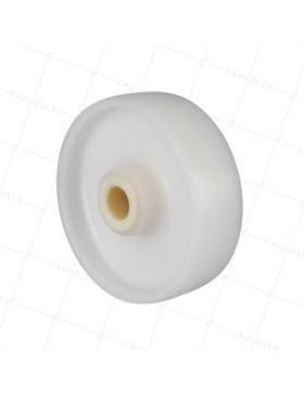 Rueda NYLON FUERTE CARGA DIÁMETRO 160 MM CARGA 200 KG EJE 25 MM LISO - S2450 160/50 LM60 L25 • Caujolle