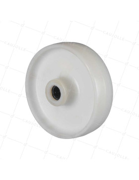 Rueda NYLON DIÁMETRO 160 MM CARGA 420 KG EJE 20 MM ROLLOS - S2450 160/45 LM61 RR20 • Caujolle