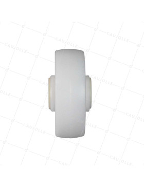 Rueda NYLON REFORZADA CARGA FUERTE DIÁMETRO 125 MM CARGA 200 KG EJE 20 MM LISO - S2450 125/40 LM60 L20