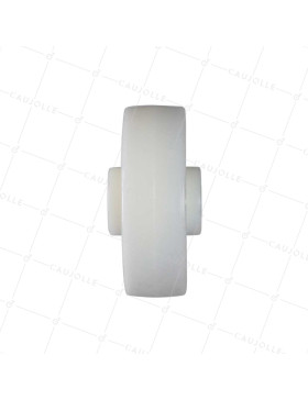 Rueda NYLON FUERTE CARGA DIÁMETRO 125 MM CARGA 400 KG EJE 20 MM LISO - S2460 125/40 LM60 L20
