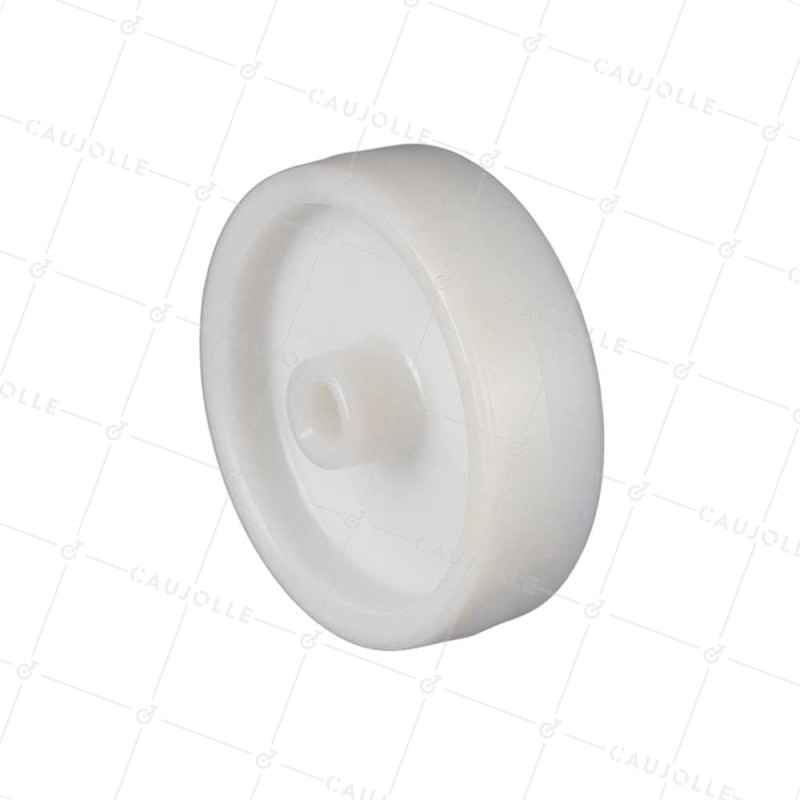 RUEDA POLIPROPILENO DIÁMETRO 125 MM CARGA 100 KG EJE 12 MM LISO - S2450 125/36 LM45 L12