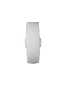 RUEDA POLIPROPILENO DIÁMETRO 125 MM CARGA 100 KG EJE 12 MM LISO - S2450 125/36 LM45 L12