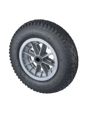 RUEDA DE CARRETILLA INFLABLE ULTRA REFORZADA PARA ALBAÑILES, DIÁMETRO DE 400 MM, CARGA DE 150 KG, EJE DE 20 MM - S1006 4PRP