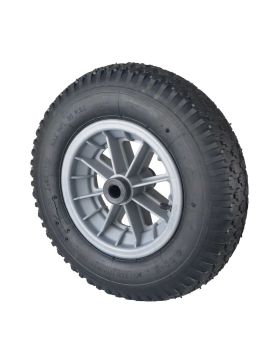 RUEDA DE CARRETILLA INFLABLE ULTRA REFORZADA PARA MASONES DIÁMETRO 400 MM CARGA 150KG Cojinete DE RODILLOS DE 20 MM - S1006P 400
