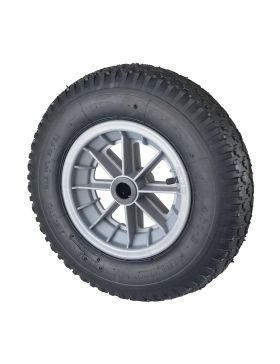 RUEDA DE CARRETILLA INFLABLE ULTRA REFORZADA PARA ALBAÑILES, DIÁMETRO DE 400 MM, CARGA DE 250 KG, EJE DE 25 MM - S1006 4PRP