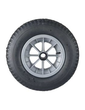 RUEDA DE CARRETILLA INFLABLE ULTRA REFORZADA PARA ALBAÑILES, DIÁMETRO DE 400 MM, CARGA DE 250 KG, EJE DE 25 MM - S1006 4PRP