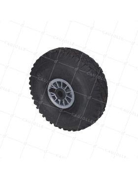 RUEDA DE CARRETILLA INFLADA DIÁMETRO 300 MM CARGA 150KG Cojinete A BOLAS 15MM - S2700P 300 L20 PREMIUM (3.00-4) • Caujolle