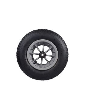 Rueda de carretilla INFLABLE ULTRA REFORZADA DIÁMETRO 400 MM CARGA 150 KG PARA EJE DE 16 MM CON Cojinete A BOLAS - S1006P 400/8 