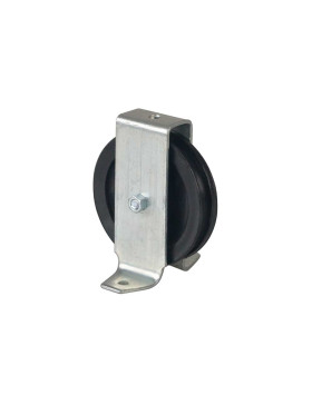 POLEA CON PATAS DIÁMETRO 70 MM CARGA 60 KG PARA CABLE DE 8 MM - PP70B